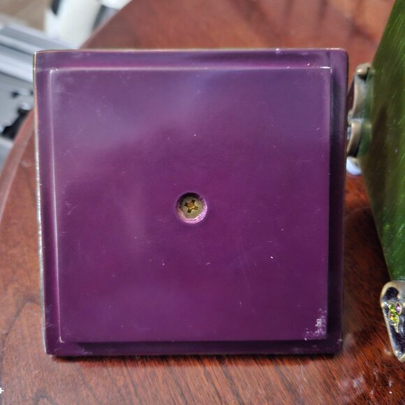 RARE JAY STRONGWATER ARABESQUE DARJEELING DESK OFFICE CRYSTAL TRINKET BOX TRAY - Picture 10 of 12